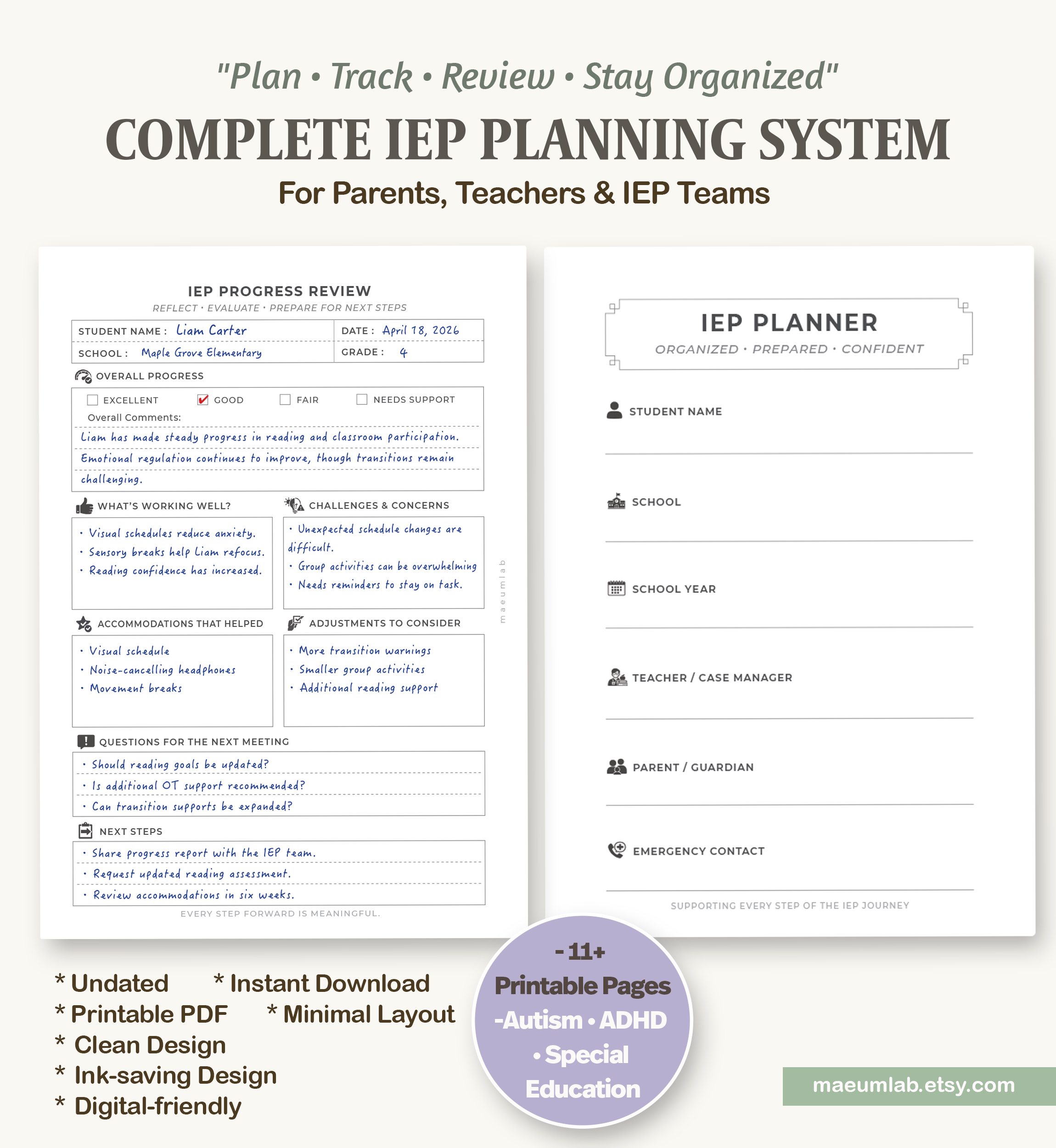 iep progress review iep progress review