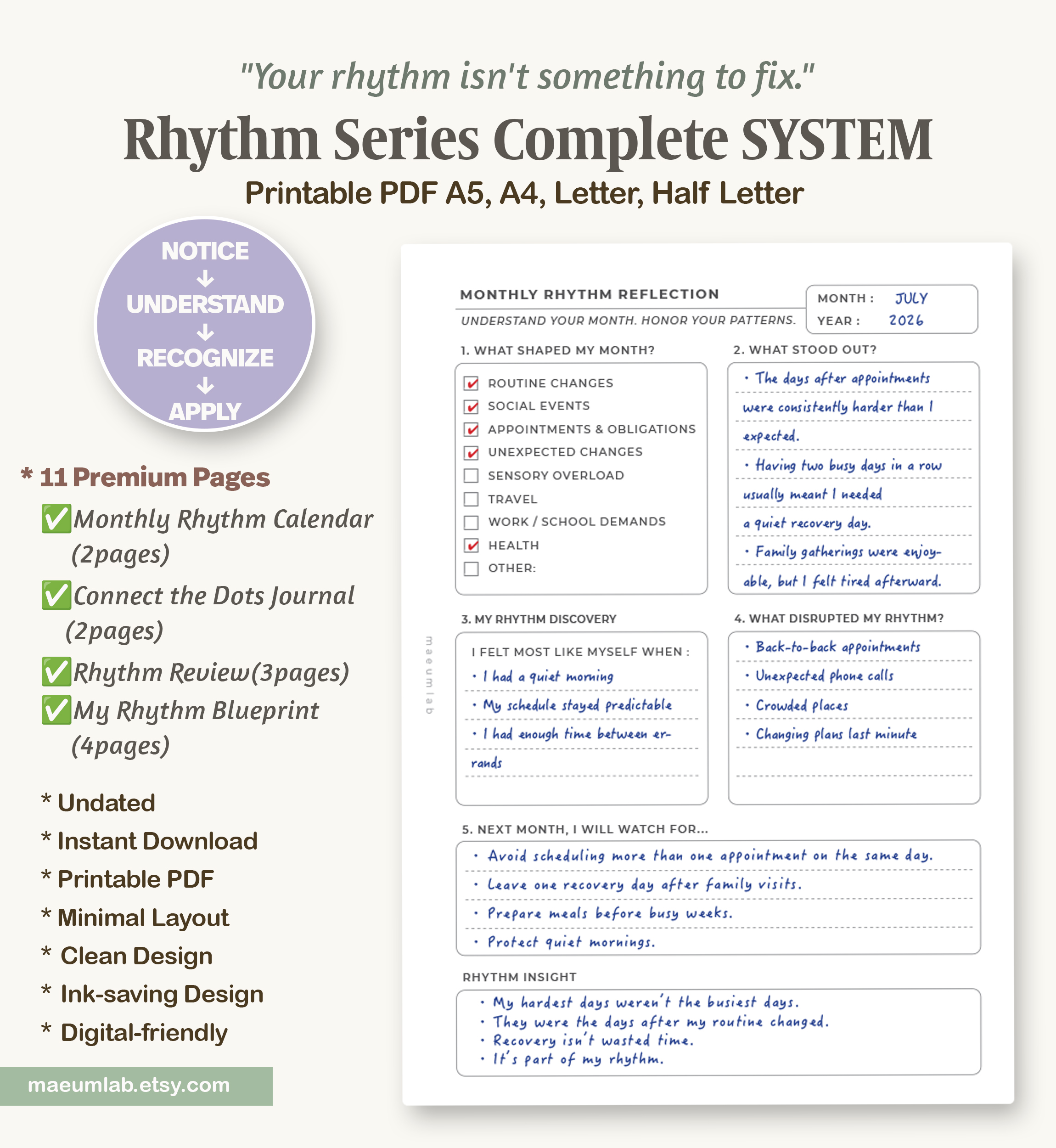 monthly rhythm calendar 1 monthly rhythm calendar 1