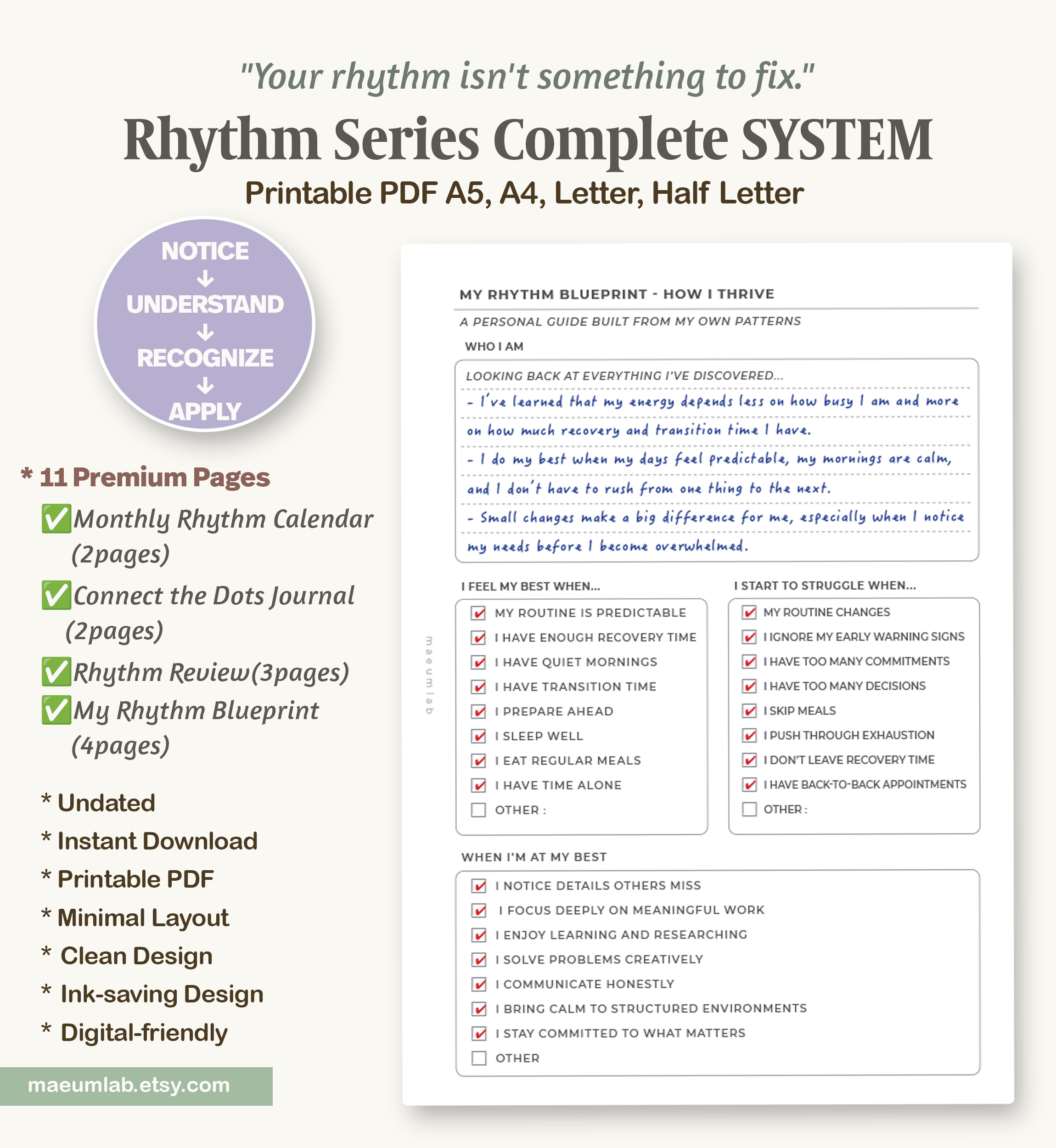 my rhythm blueprint my rhythm blueprint
