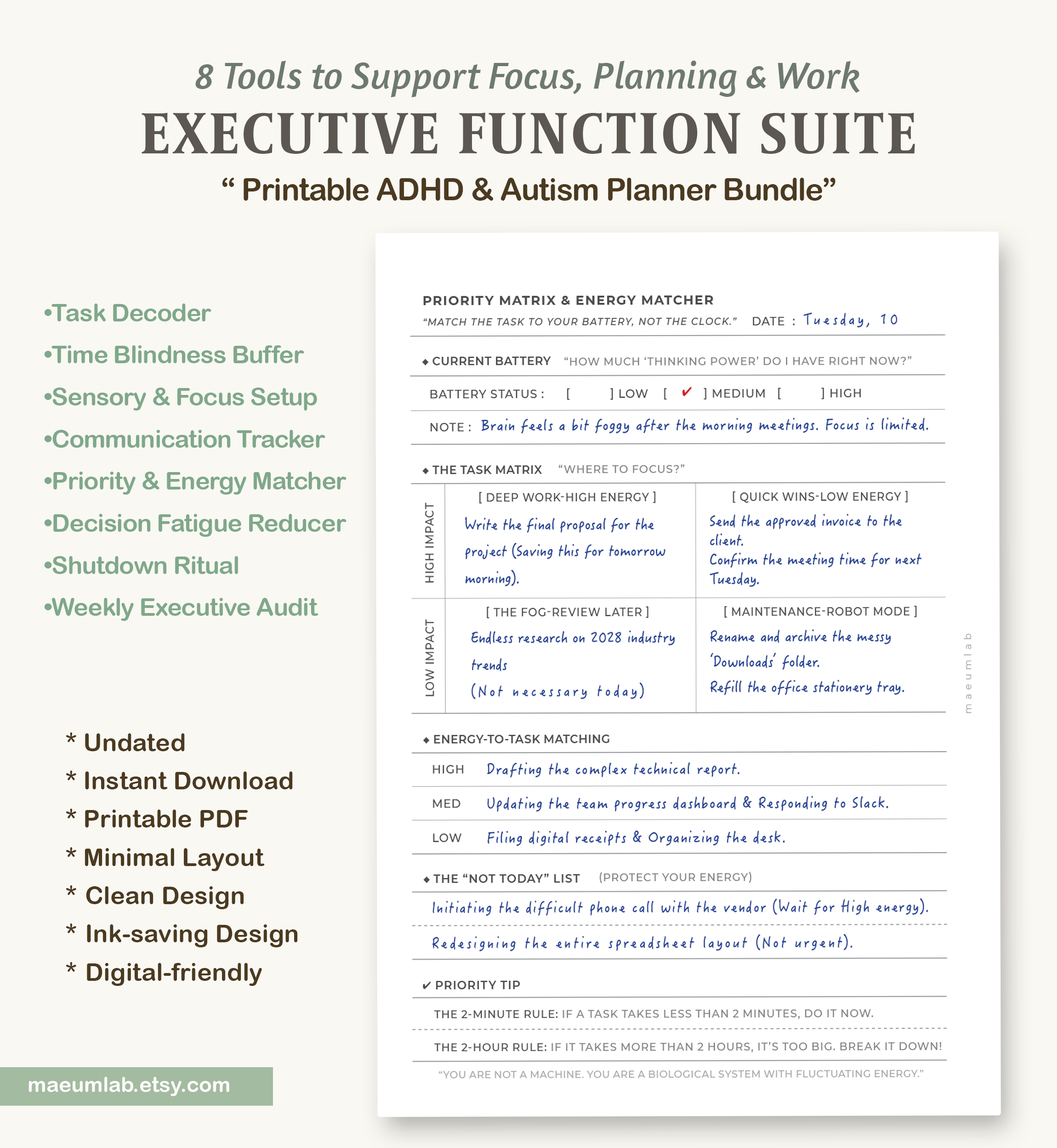 how-to-use-executive-function-suite 05 priority & energy matcher