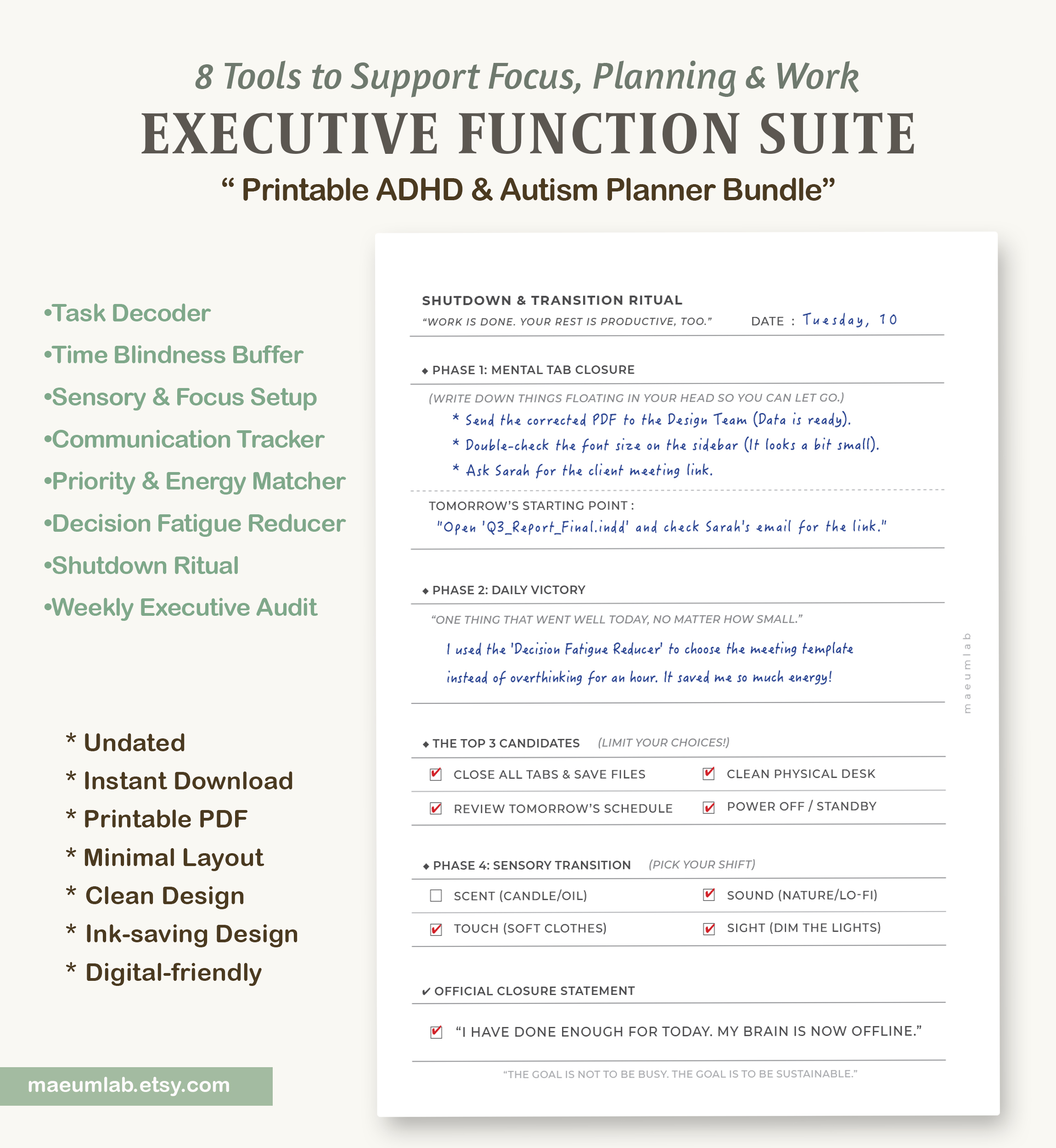 how-to-use-executive-function-suite 07 shutdown & transition ritual
